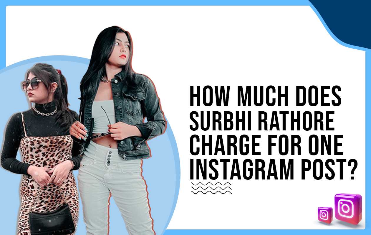 How much did Surbhi Rathore charge for one Instagram post?