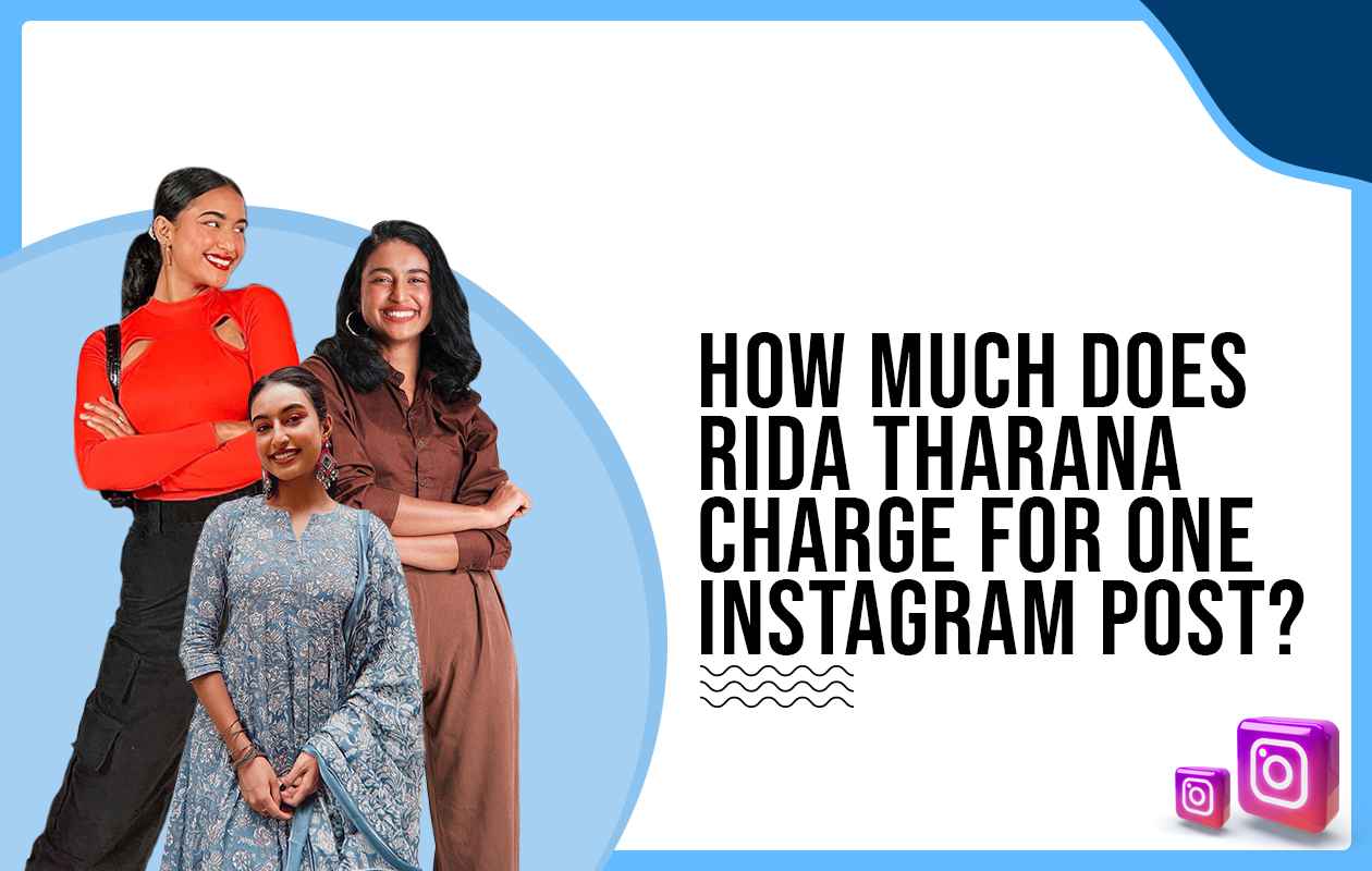 How much does Rida Tharana charge to post on Instagram?