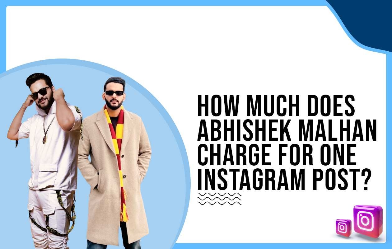 Idiotic Media | How much does Abhishek Malhan charge for One Instagram Post?