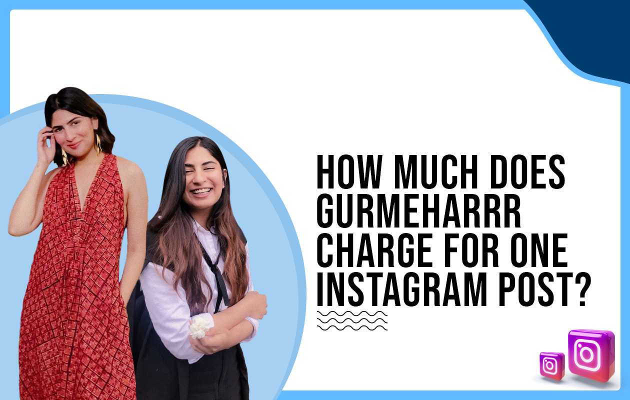 How much does Gurmehar Kaur charge for One Instagram Post?