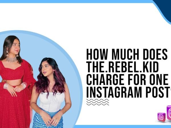 Idiotic Media | How much does The Rebel Kid charge for One Instagram Post?