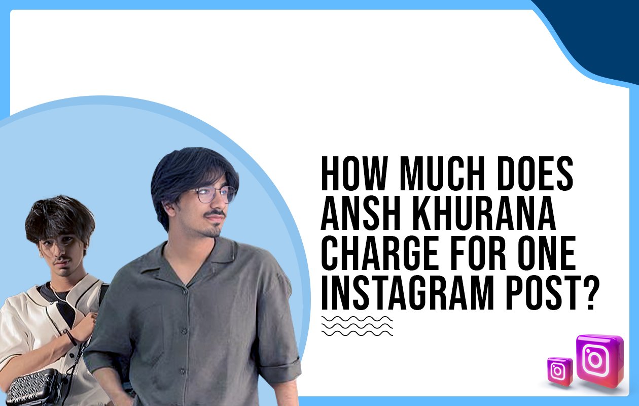 Idiotic Media | How much does Ansh Khurana charge for One Instagram Post?