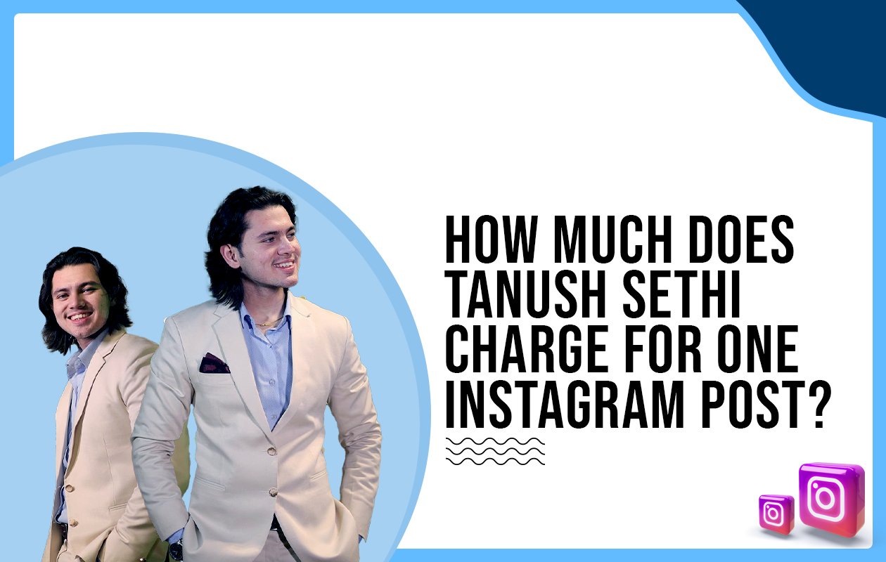 Idiotic Media | How much does Tanush Sethi charge for One Instagram Post?