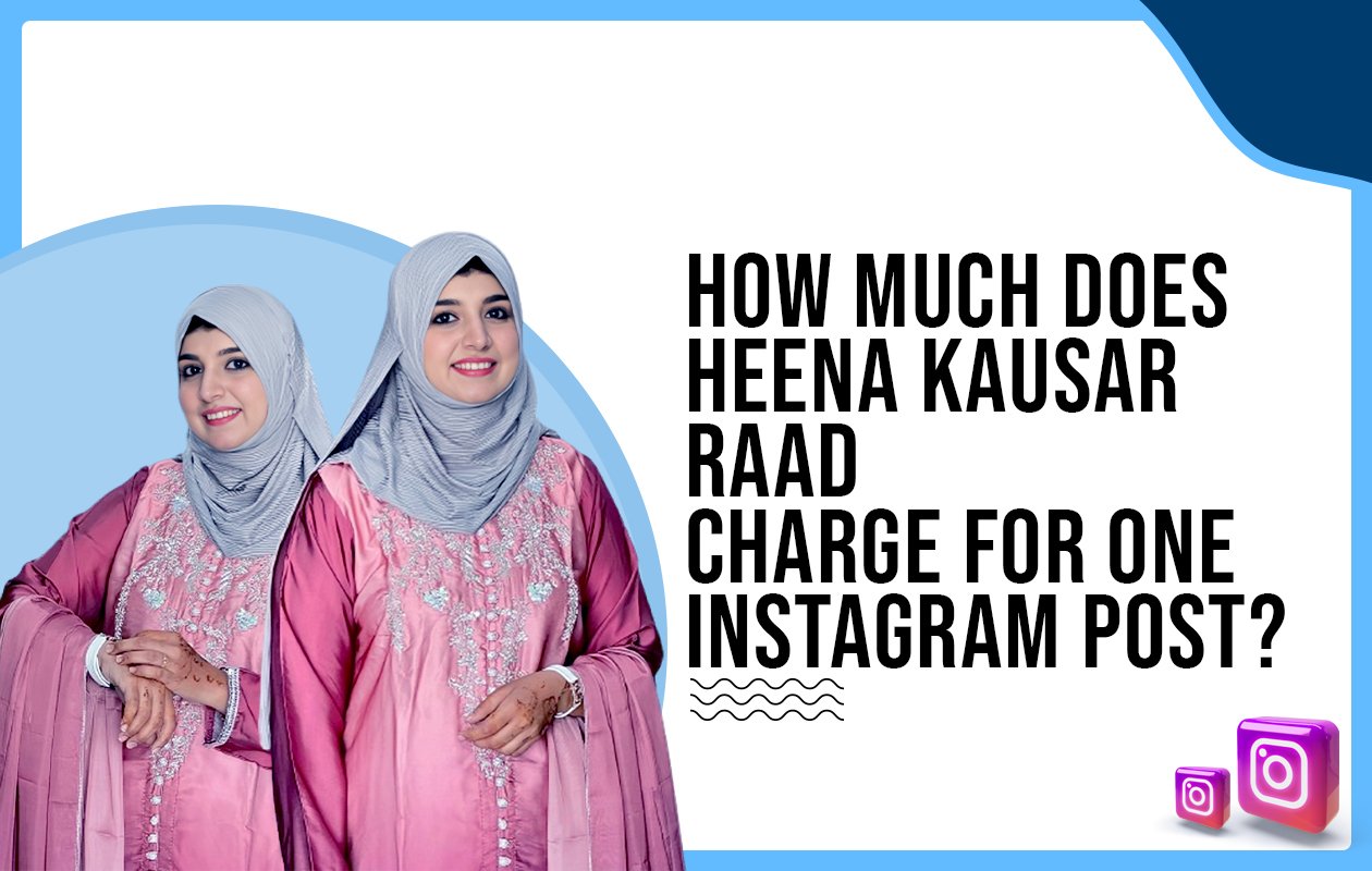 Idiotic Media | How much does Heena Raad charge for One Instagram Post?