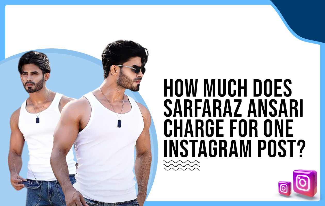 Idiotic Media | How much does Sarfaraz Ansari charge for One Instagram Post?