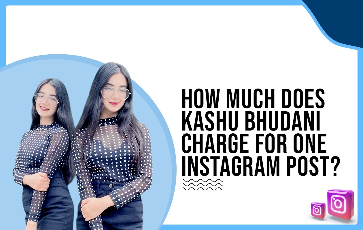 Idiotic Media | How much does Kashu Bhudhani charge for one Instagram post?