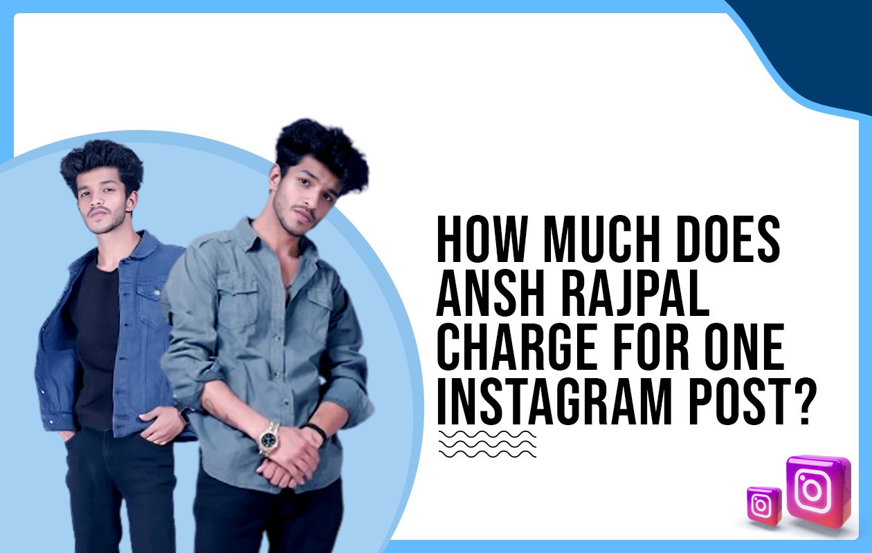 Idiotic Media | How much does Ansh Rajpal charge for One Instagram Post?