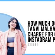 Idiotic Media | How much does Tarini Gharat charge for one Instagram post?