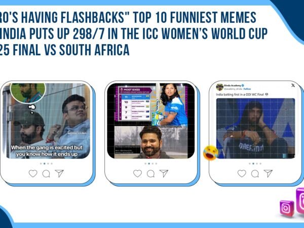 Idiotic Media | "Bro's having flashbacks" Top 10 Funniest Memes as India Puts Up 298/7 in the ICC Women’s World Cup 2025 Final vs South Africa