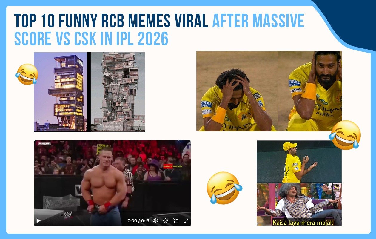 Top 10 Funny RCB Memes Viral After Massive Score vs CSK in IPL 2026