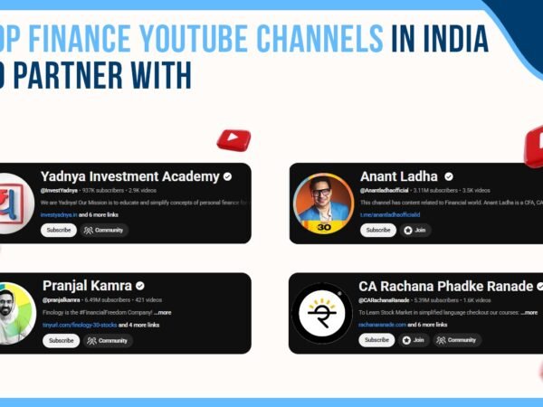 Top Finance YouTube Channels in India to Partner With